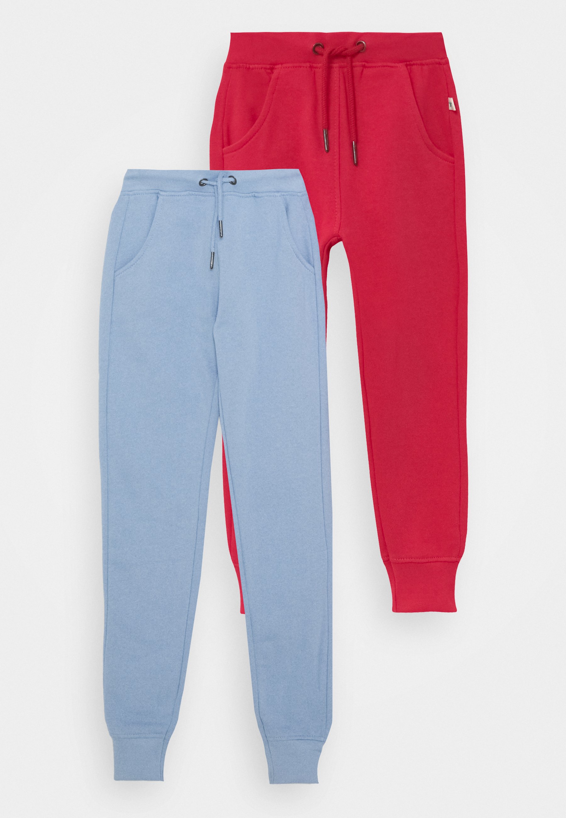 KIDS BASIC 2 PACK - Pantalones deportivos - hochrot/nachtblau