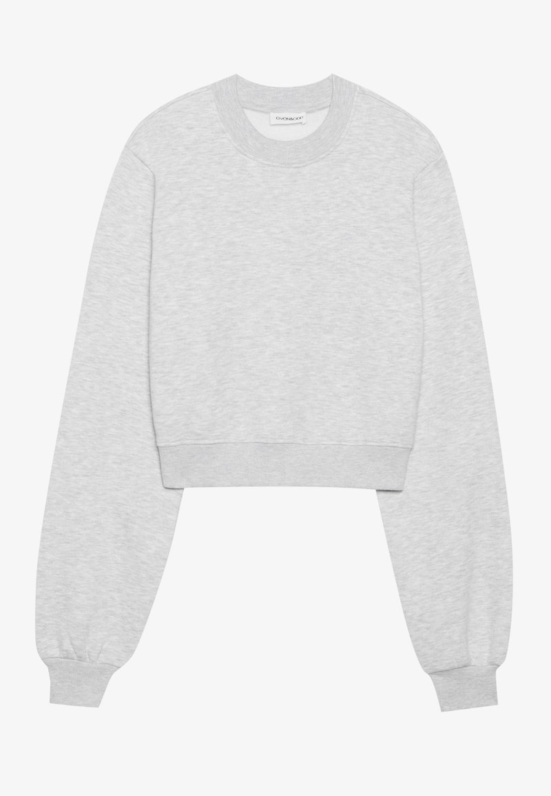 Even&Odd Sweater lichtgrijs gemêleerd