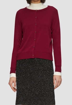 Strickjacke - dark red
