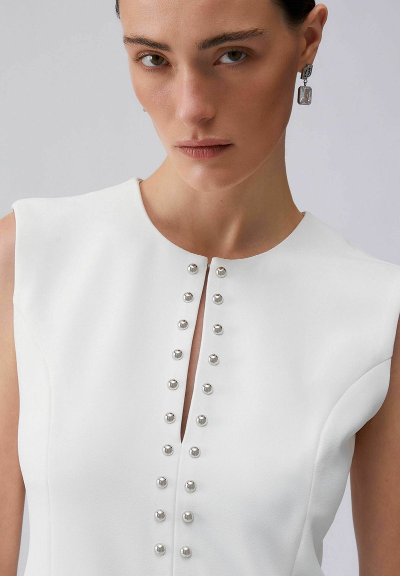 white dress with silver studs Windsor white stud dress , size Small! #windsor