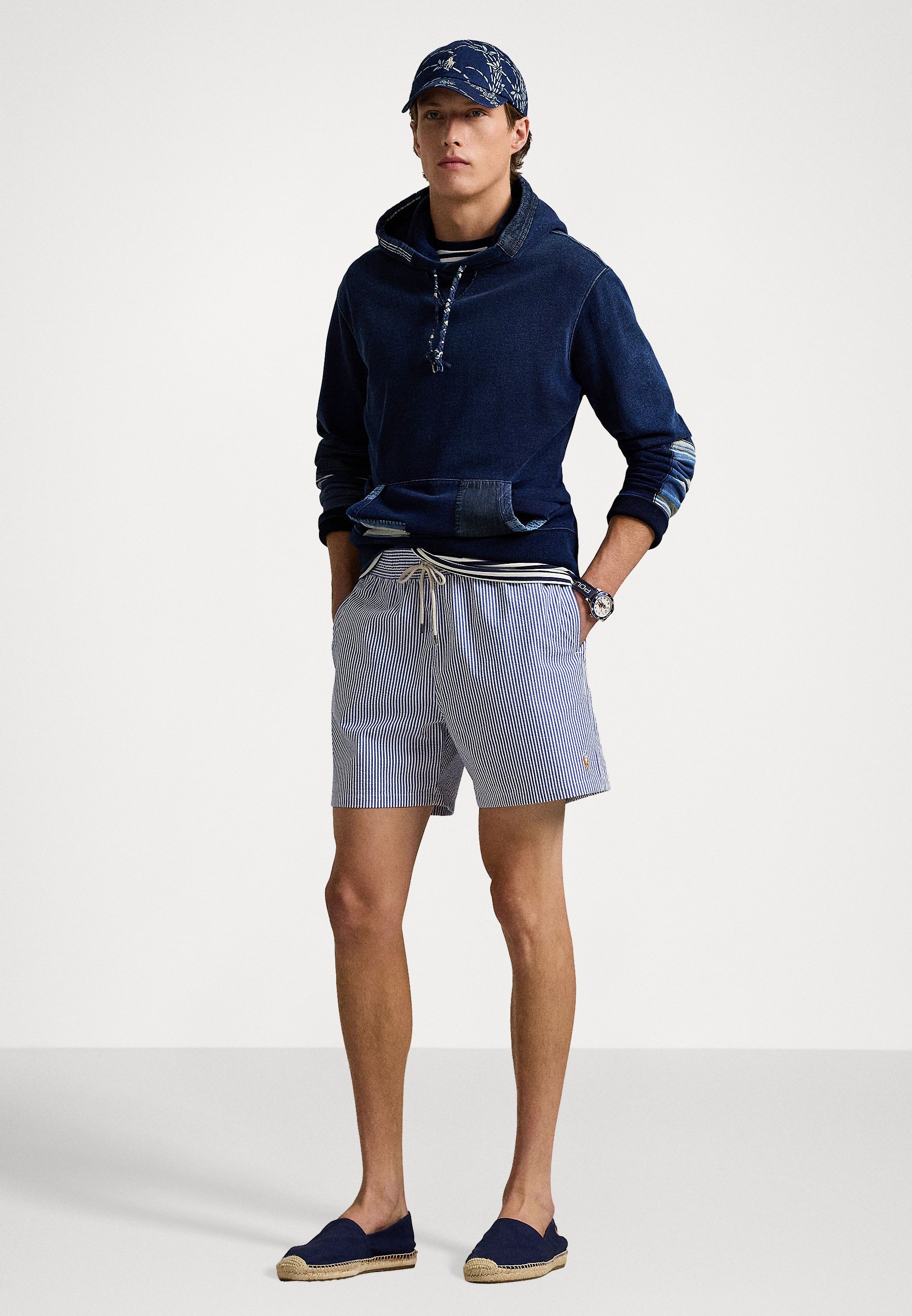 ハーフ・ショートパンツ Ralph Lauren SS25 TRAVELER MID TRUNK (710957782 009) Ralph Lauren SS25 Traveler Mid Trunk - Premium Men's Beachwear