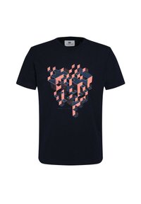 Potiskana majica - navy