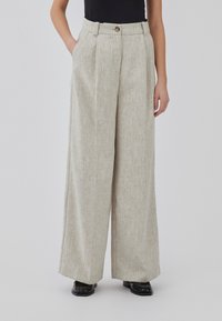 Modström - HALEYMD PANTS - Trousers - summer sand melange Thumbnail Image 1