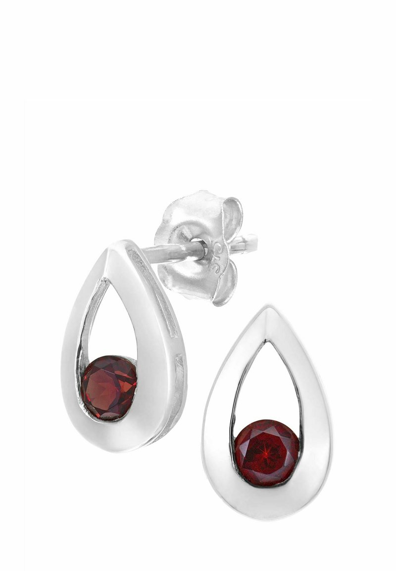 NOVICA Donna Garnet Crema d'acqua dolce perla .925 collana d'argento, 18, 'Red Guardians
