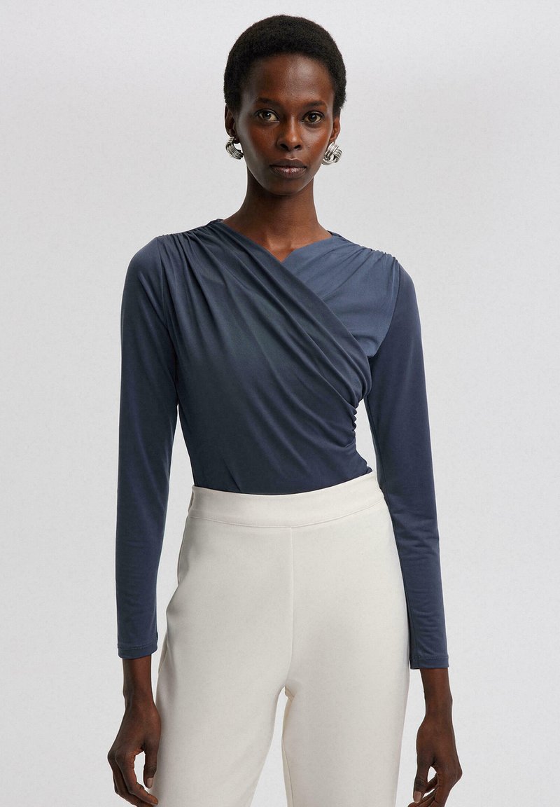 Touché Privé DRAPED  - Bluza - blue grey