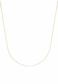 Guldskyddad kedjehalsband med en slät, smal design och en subtil lyster, med en elegant, minimalistisk utseende.