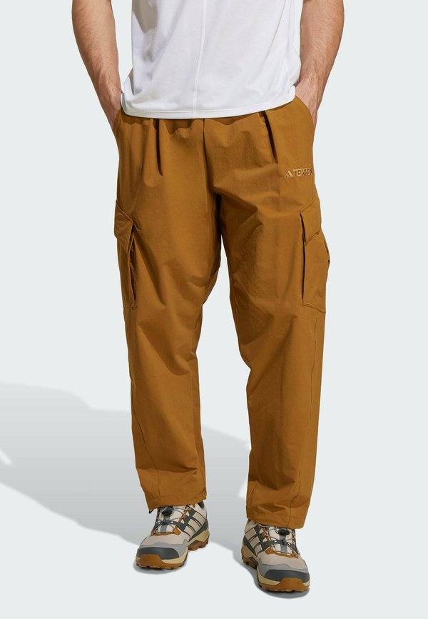 Stoffhose - bronze strata