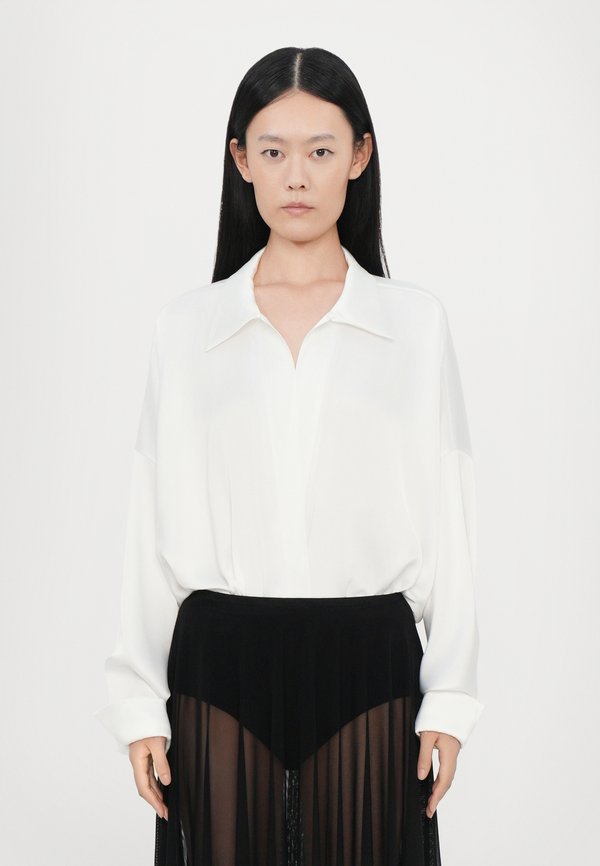 SUPER OVERSIZED BOYFRIEND SHIRT BODYSUIT - Blouse