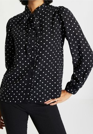 Overhemdblouse - black