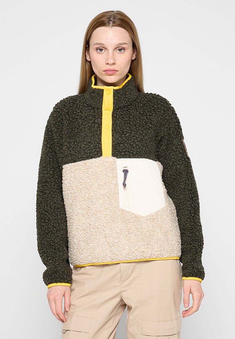 TORY BURCH Fleece trui meerkleurig