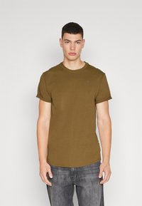 G-Star - LASH R T S\S - Basic T-shirt - dark olive Thumbnail Image 1