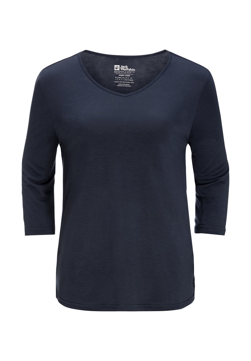 Jack Wolfskin Longsleeve donkerblauw denim