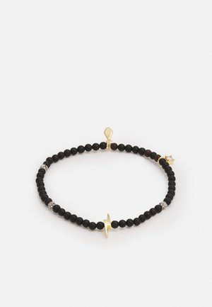 STRETCH BRACELET LIGHTNING BOLT - Bransoletka - black