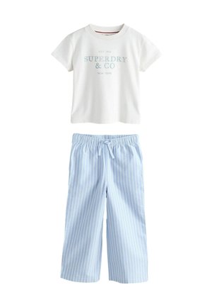 STRIPE SET  - Kelnės - blue white
