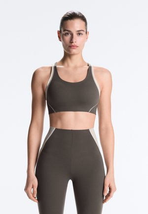OYSHO FIRM COMPRESSIVE REFLECTIVE - Sports-BH'er med medium støtte - grey