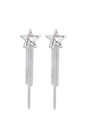 STAR CHAIN - Ohrringe - silberfarben