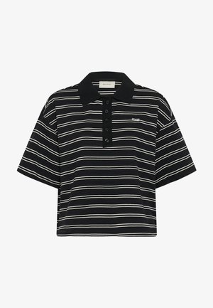 Gestuz, PILOVA POLO TEE - Polokošeľa - black/white