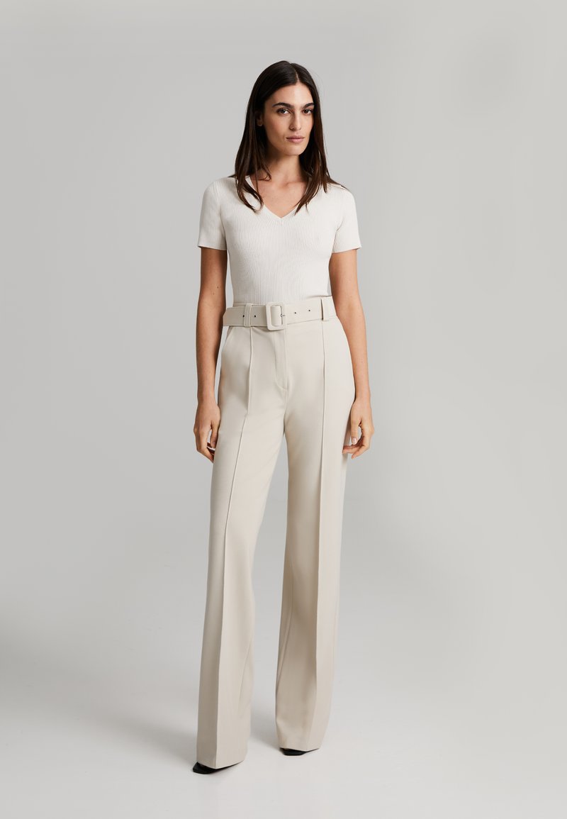 ANDIATA LUCIA - Pantalon classique - silver sand