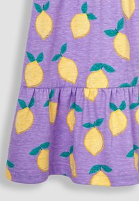 JoJo Maman Bébé RUFFLE SLEEVE TIERED- REGULAR FIT - Trikotaažkleit - lilac purple lemon
