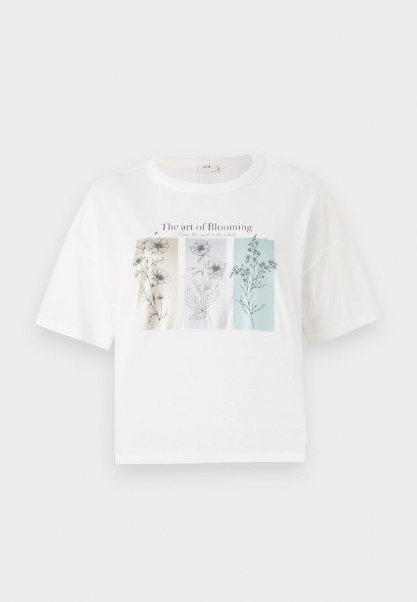 JDYSTAY PRINT - Print T-shirt - cloud dancer4