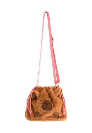 Cross body bag - dark dusty beige