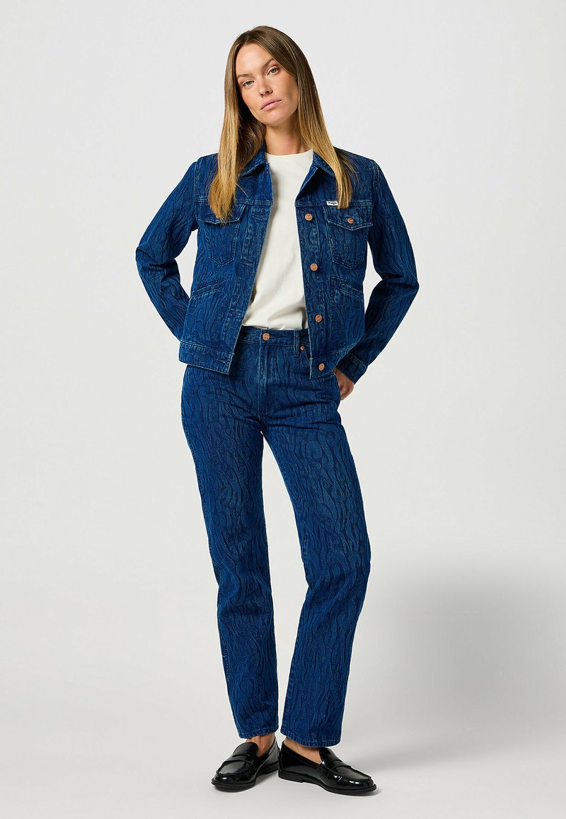 Wrangler Straight leg jeans koningsblauw