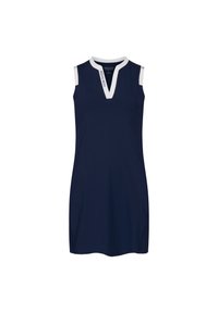 Röhnisch ABBY SLEEVELESS  - Jerseyklänning - navy white