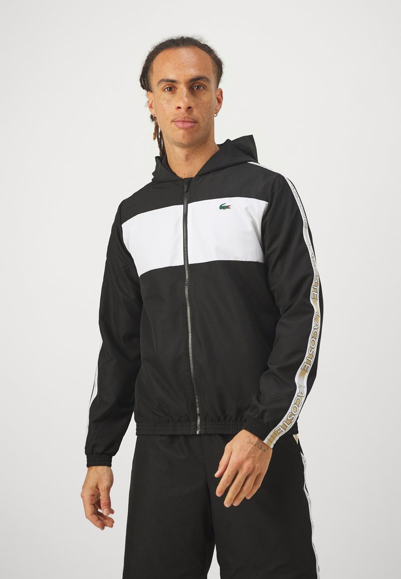 Lacoste Sport TENNIS JACKET Giacca sportiva noir/blanc/nero