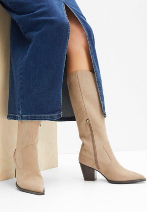 bonprix Stivali texani / biker - brown
