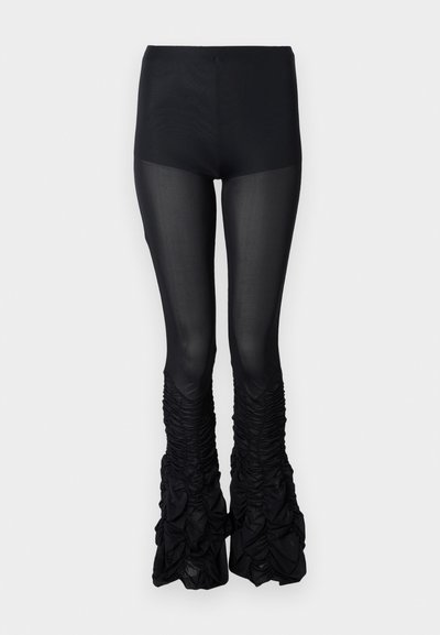 AVAVAV SMOCKED TROUSER - Kelnės - black