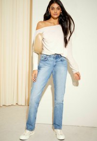 Friends Like These REGULAR FIT LONG SLEEVE COSY SLASH NECK - Svetr - neutral