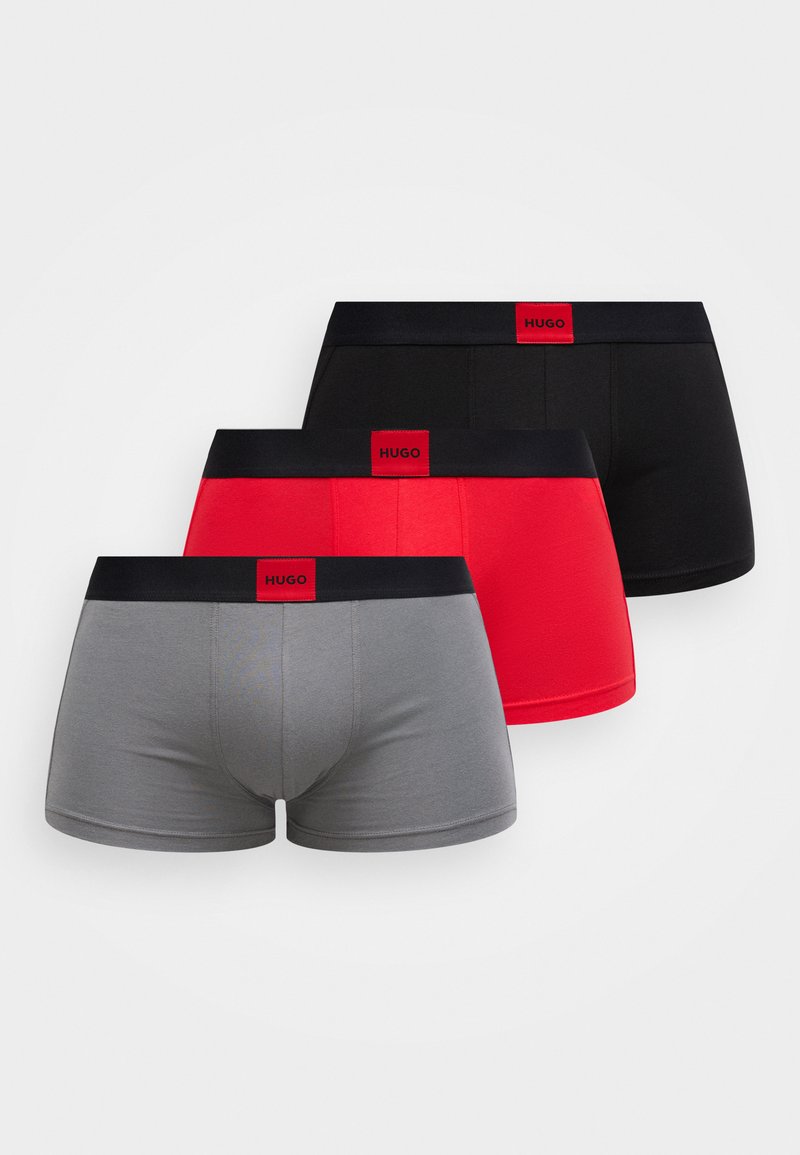 HUGO TRUNK TRIPLET GALAXY 3 PACK - Boxer aderenti - black/nero HUGO TRUNK TRIPLET GALAXY 3 PACK - Boxer aderenti - black/nero
