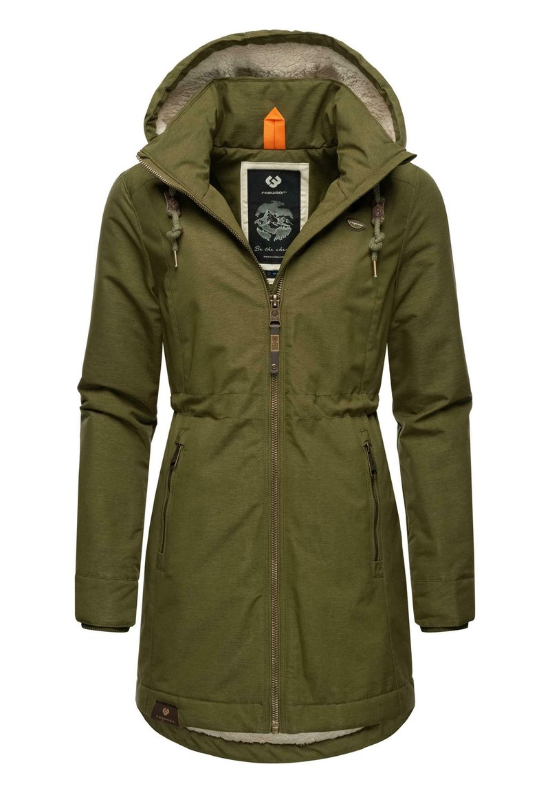 Parka Damen Winterjacke Ragwear Ragwear Parka Damen Teddyfutter