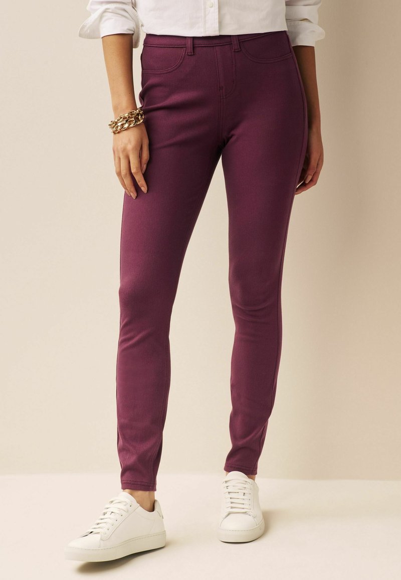 Next Jeans Skinny Fit - berry red