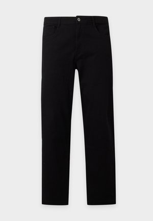 Pier One by Zalando, 5 POCKET STRAIGHT LEG TROUSERS - Straight leg jeans - black