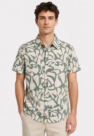 Eight 2 Nine, BEQUEMES KURZARMHEMD KENTKRAGEN KNOPFLEISTE REGULAR FIT - Shirt - grün