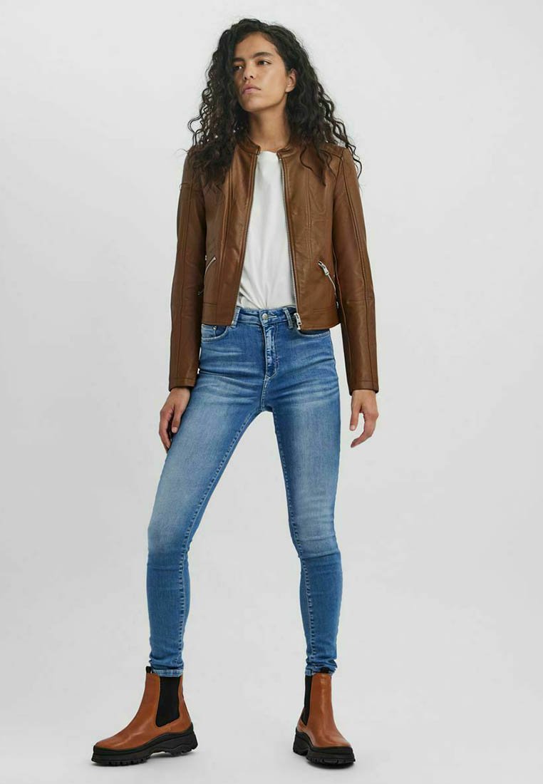 Damen Lederjacke Damen Lederjacke