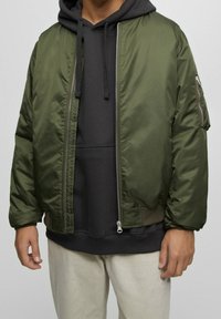 PULL&BEAR Bomber Jacket - dark green