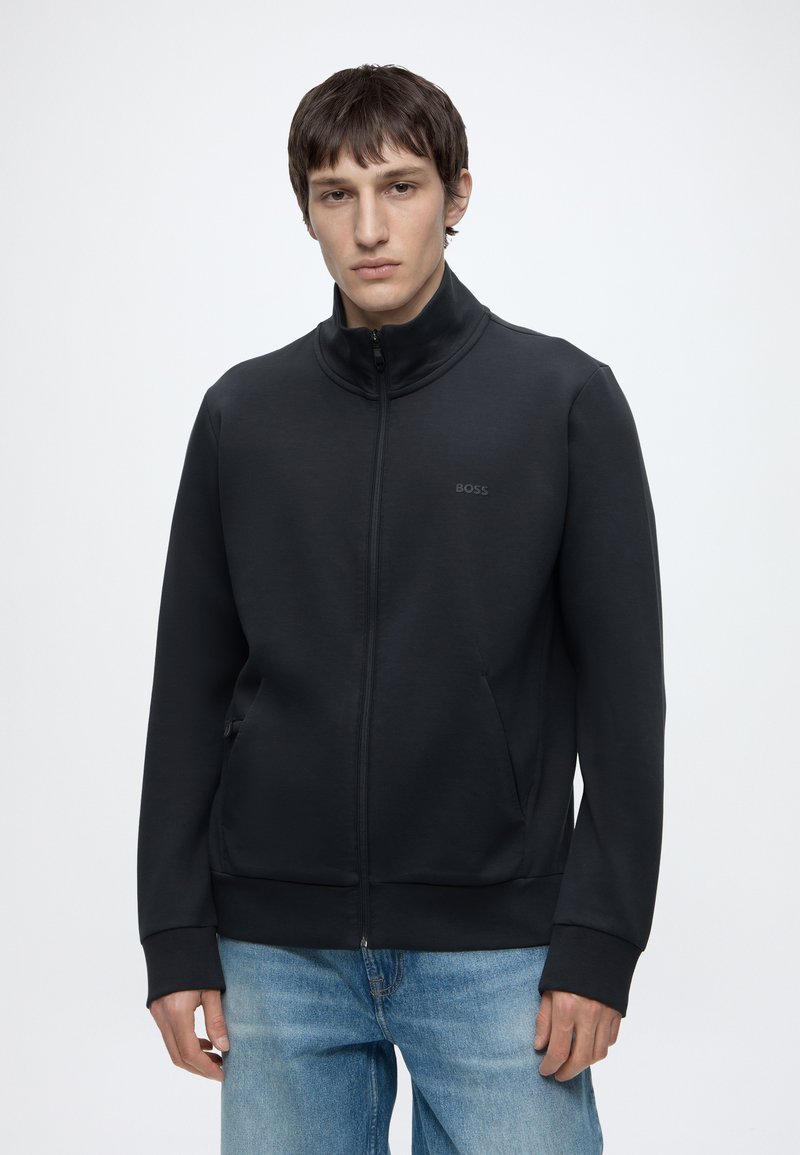BOSS SKAZ - Mikina na zip - dark blue