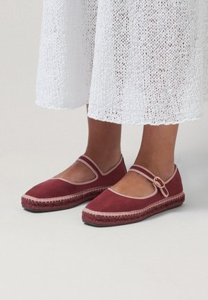 CROISETTE - Bailarinas con hebilla - chery vegan suede