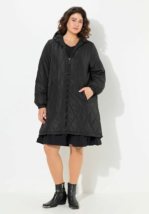 LIGHTLY QUILTED WATER REPELLENT  - Vinterkappa /-rock - black