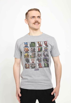 Marvel MARVEL OTHER ALL CHARACTERS UNISEX - Print T-shirt - melange grey
