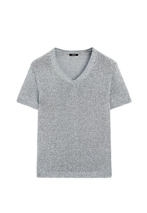 Massimo Dutti, T-Shirt basic - blue-grey