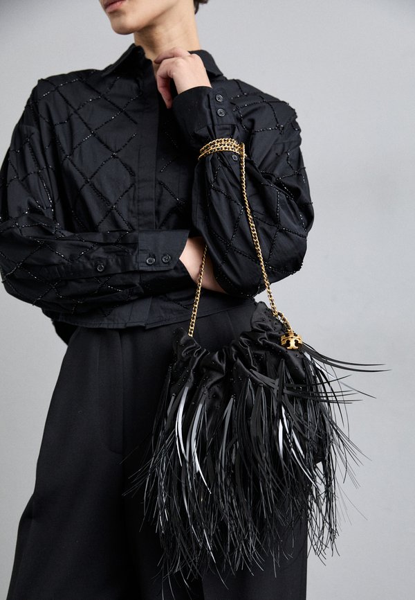 FLEMING FEATHER MINI HOBO - Handbag3