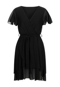 WITH TIE - Robe de jour - black