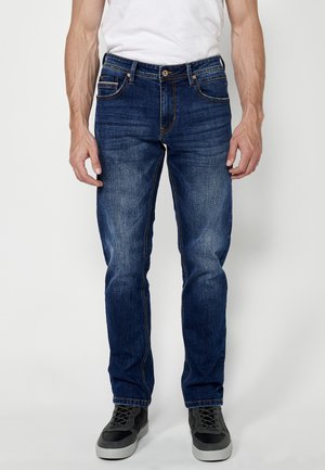 Koroshi STRETCH - Traperice ravnih nogavica - azul