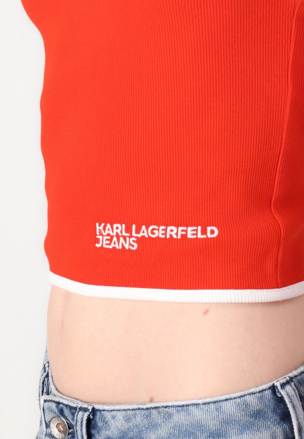 CONTRAST BINDING TANK - Top - poinciana3