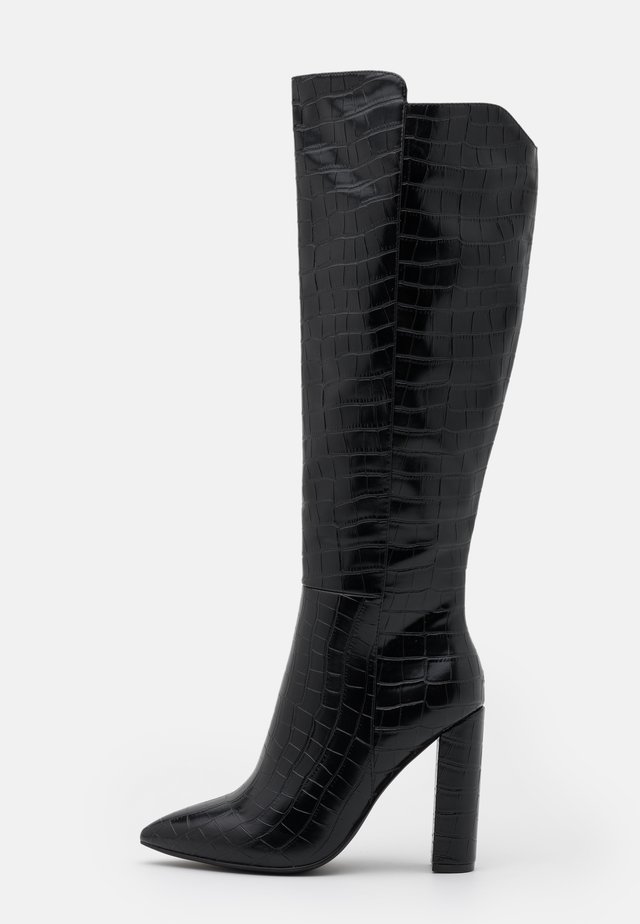 Bottes à talons hauts - black