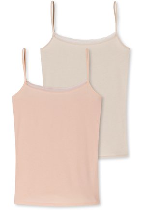 2PACK  - Undershirt - sand pfirsich