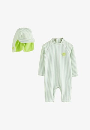 REGULAR FIT SET - Maillot de bain - green stripe